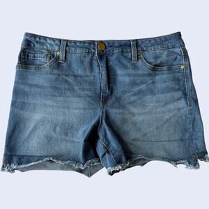 Seven7 14 Casual Denim Shorts Blue